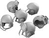 Royal Model Modern American CVC Helmet Resin RM891 1/35 Set, 6-piece Kit, (Scenery)