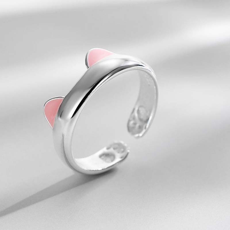 Vintage Copper Color Fish Couple Rings for Women Lover Fashion Creative Adjustable Opening Finger Ring Zircon Valentines Day