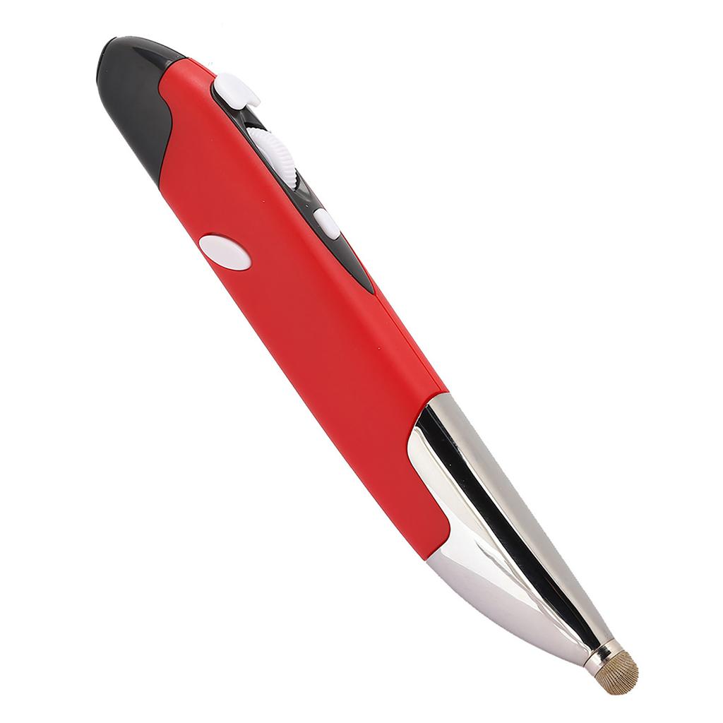 USB Computer PC Accessory Wireless 2.4G Mouse Pen Type Personalized Innovative(Claret PR-06)