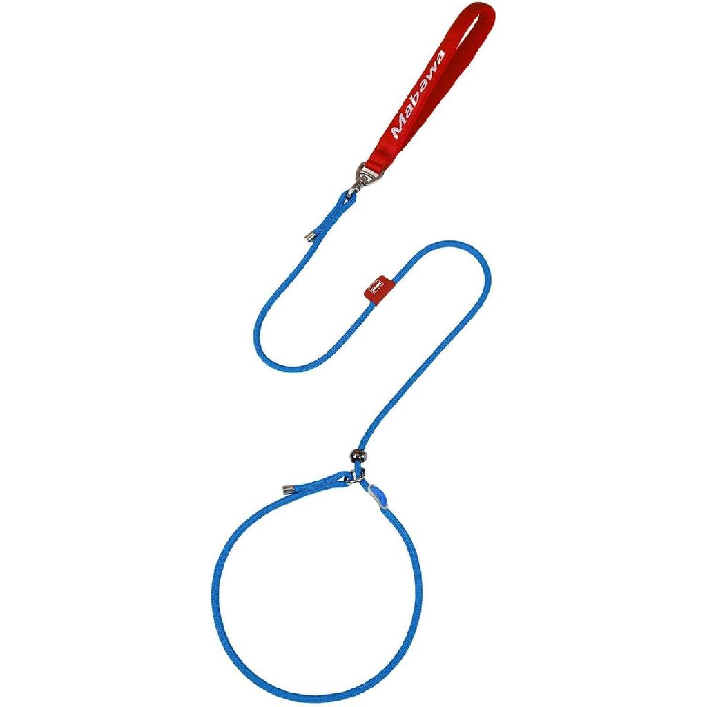 Dog Anti-Slip Leash 5FT with Metal Stopper - Durable No-Pull Training Lead for Small, Medium & Large Dogs - Comfortable Handle Nylon Rope,