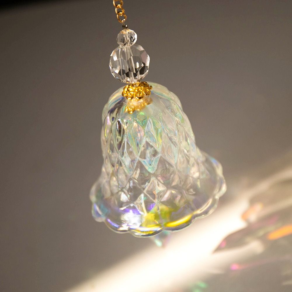 Music Bell Sun Catchers Car Hanging Pendant Rainbow Maker Crystal Prism Yard Garden Decor