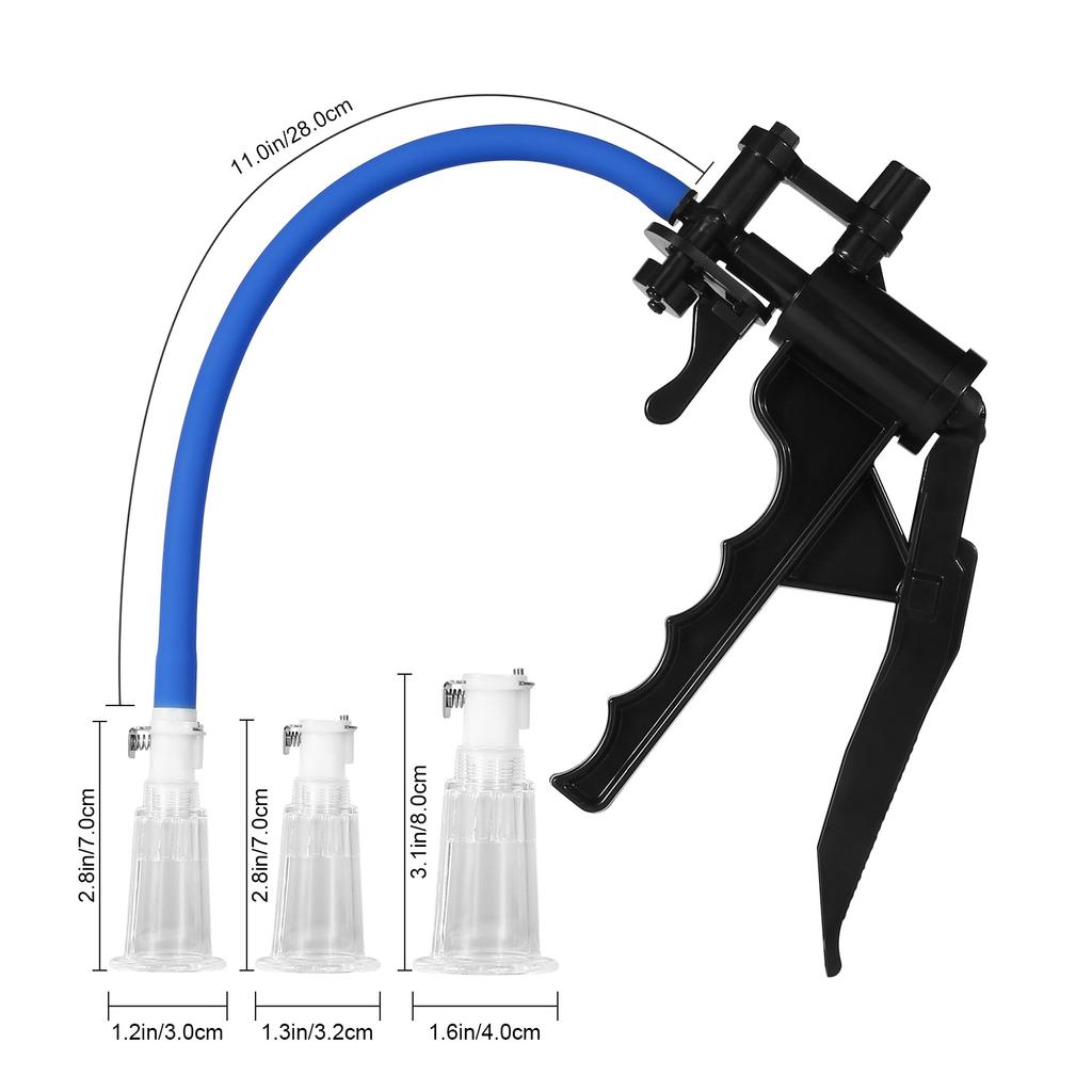 Женский ручной клиторальный насос, вакуумный насос, набор для сосания, акриловый цилиндр, соска, влагалище, присоска, принадлежности для эротического секса для взрослых
