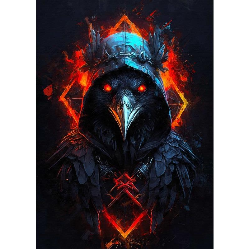 Vintage Wild Animal Belief Wolf Bear Fox Landscape Dark Gothic Art Poster Canvas Painting Wall Art Print Picture Room Home Decor