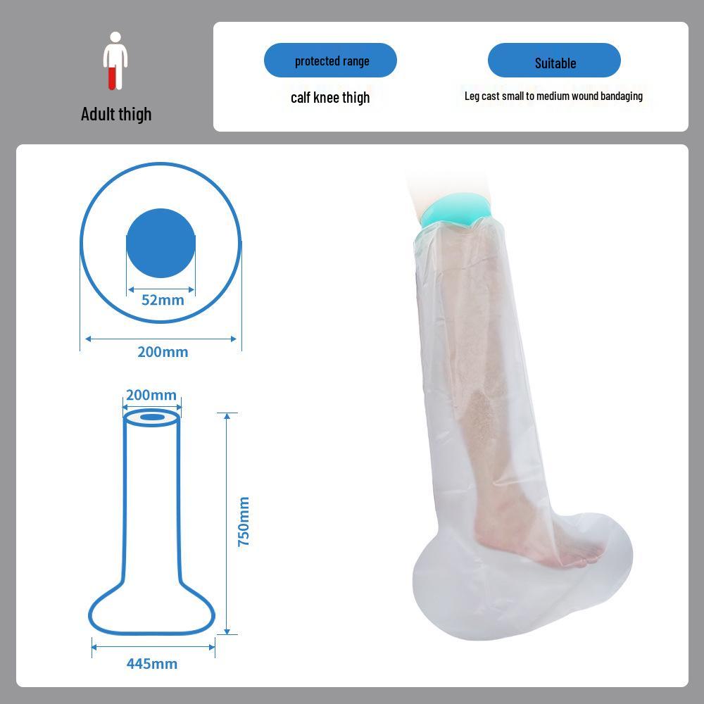 Водонепроницаемый чехол для душа для защиты гипса или PICC-катетера