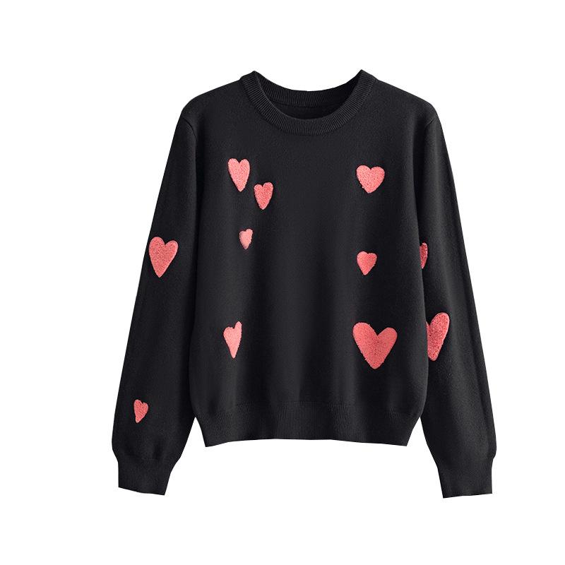 Женские свитера с длинным рукавом, осенне-зимний круглый вырез, ребристый трикотаж, повседневный объемный мягкий свитер, топы, женский свободный трикотажный джемпер