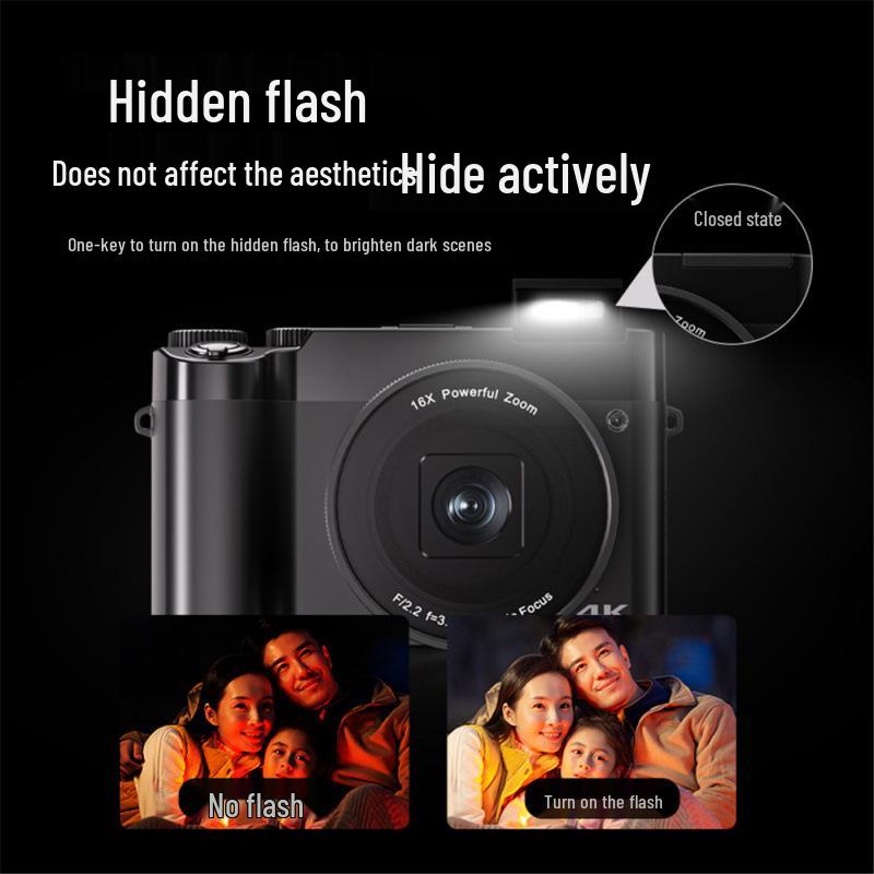 Entry-Level DC218 Student Mirrorless DSLR with 64MP HD Digital Camera