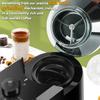500RPM Auto Burr Coffee Mill 2-12 Cup Setting Detachable Stainless Steel Electric Crinder Clean for Home Barista Coffee Lovers