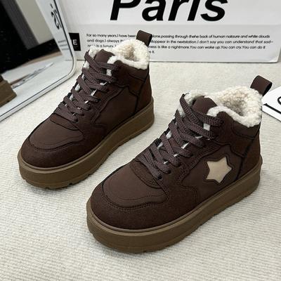 Высокие вельветовые утепленные зимние ботинки женские зимние новые теплые ретро замшевые хлопковые туфли повседневная обувь