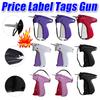 Пистолет для ценников с 6 иглами Мини-стежковый пистолет Стежковая подшивочная машина Инструмент для прикрепления бирок Швейная машина для одежды носков шляп