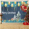 Home Decor Tapestry Santa Christmas Tree Print Wall Hanging Room Wall Decor Background Fabric