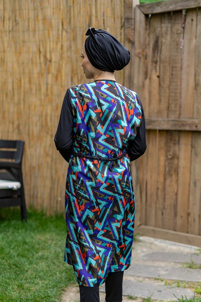 Женский Мусульманский Скромный Исламский Полный Чехол Буркини Пляжный Купальный Костюм Купальники Хиджаб Пляжная Одежда Купальник 