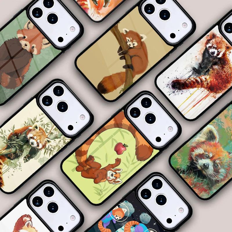 Red Panda Phone Case For IPhone 17 16e 15 14 13 12 11 Pro Max Air Mini Soft Protective Cover