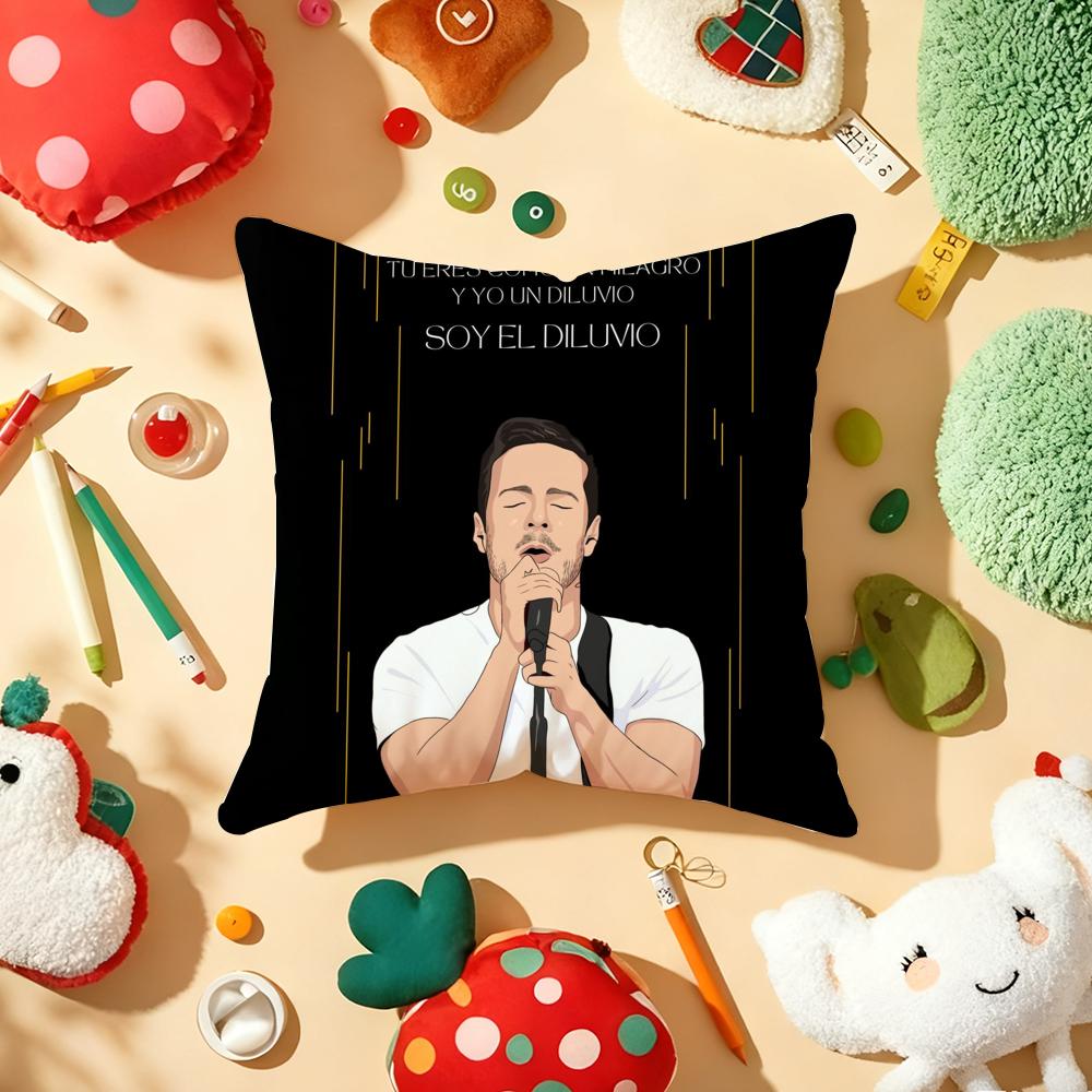 Singer JJose MMadero Sarajevo Cushion Cover Plush Fabric Soft DoubleSided Printed Sofa Warm Winter Home Gift Pillow Cover