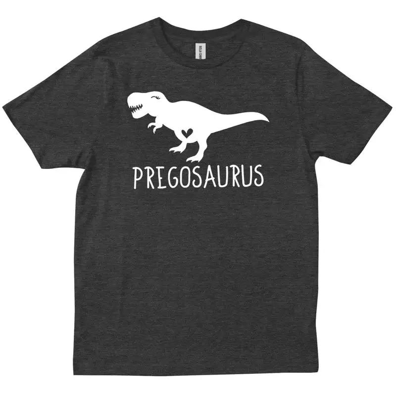 Pregosaurus Беременность Смешная Беременная Мама Будущая Мама Футболка