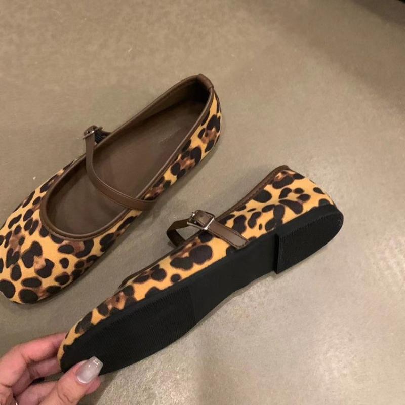 Балетки женские 2024 года с круглым носком и неглубоким вырезом, разноцветные женские туфли, балетное платье, удобные туфли Мэри Джейн в стиле ретро на плоской подошве