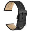 Watch Genuine Antique Style Watch Top Grain Quick Buckle [WOCCI] Strap, Leather, Band, 20mm, Leather, Release, Black/Black