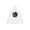Mens Unisex Hooded Sweatshirt Letter Print Loose Fit Casual Top