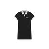New MLB New York Yankees Basic Collection SS25 Short Sleeved Dress Women's Black 3FOPB0253-50BKS