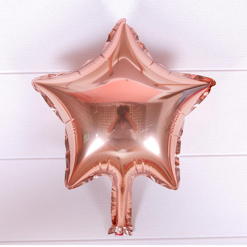 New Trending 10 Inch Star Shape Foil Balloon Colorful Digital Printing Color Options Kid Toy Birthday Wedding New Year