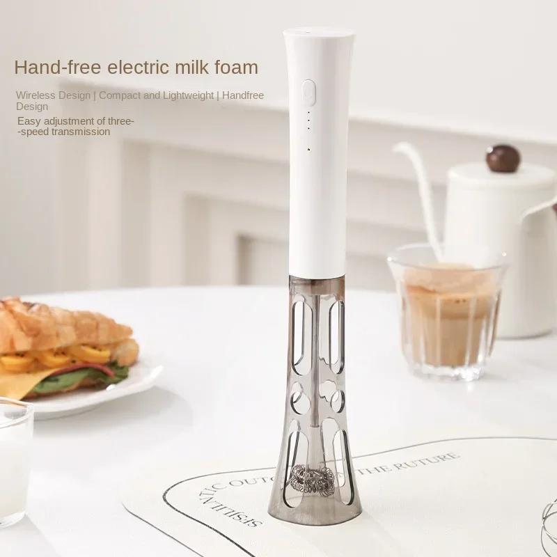 Xiaomi Small-scale USB Rechargeable Handheld Milk Frother Stainless Steel Electric Milk Beater New Style Coffee Tools for Home Baristas