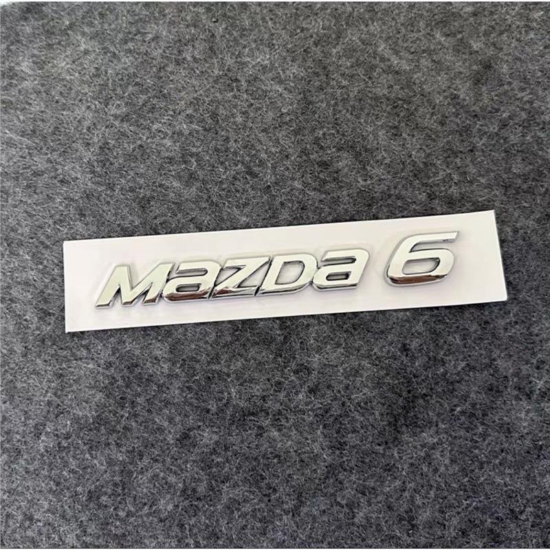 Changan Mazda Car Logo: MAZDA3/6 Black English Letters & Numbers for Trunk Tail Box Modification