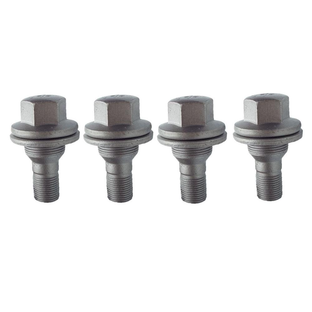 4PCS M12 X 1.25 Wheel Bolts Nuts 9817024580 For Peugeot 1007 407 206 Citroen C2