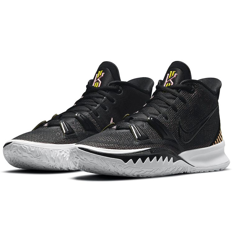 Nike Мужские кроссовки Kyrie 7 Ripple Effect Black Arctic-Punch Opti-Yellow CQ9326-005