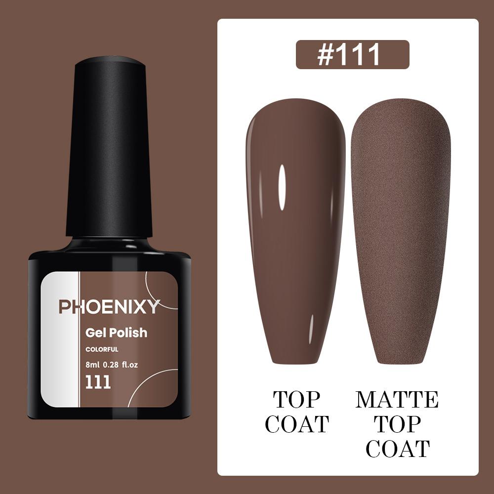 PHOENIXY, 50 шт., гель-лак для ногтей, долговечный гель-лак, верхнее базовое покрытие, полуперманентный гель-лак, дизайн ногтей «сделай сам»