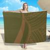 Summer Sarong Dress Polynesian Customizable Beach Essential Sun Protection Women'S Sarong Shawl Suitable For All Seasons