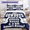 Dallas Bedding Set Breathable Duvet Cover with Pillowcases Decorative Bed Linen for Bedroom Home Decoration Birthday Gift