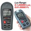L1 Lux Meter Digital Illuminometer Lux Tester 0.1-200000 Lux/0.01-20000 Fc LCD  Sensor Pocket Luxmeter Handheld Measure Tester