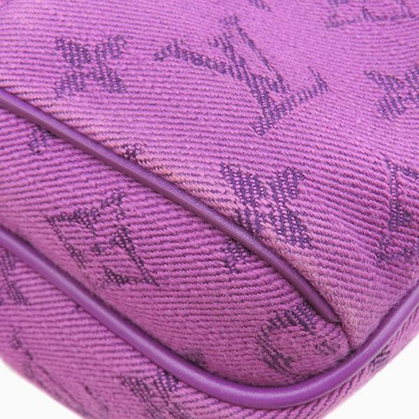 Louis Vuitton M44624 Джинсовая поясная сумка Monogram для улицыПоясная сумка Джинса/кожа Monogram Массив