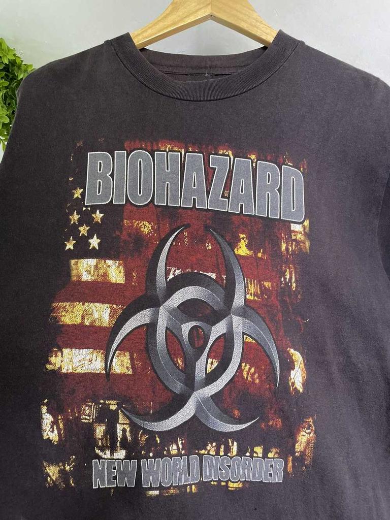 Футболка унисекс Biohazard New World Disorder для взрослых, хлопковая футболка SB071