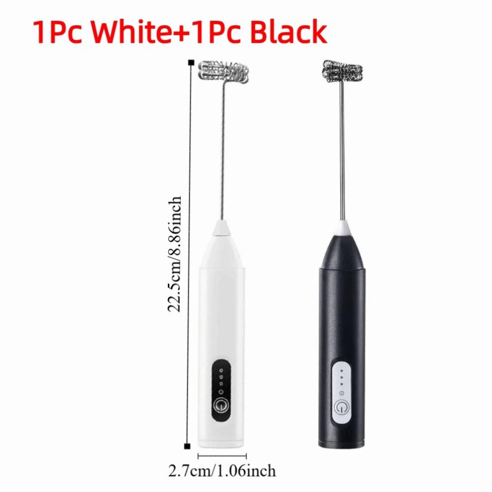 2 шт. Портативный электрический вспениватель молока Сделай сам Мини-пенообразователь Ручной венчик Приготовление капучино