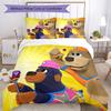 3pcs Pupstruction Bedding Set Duvet Cover Closure Includes 1 Duvet Cover & 2 Pillowcases, Soft and Comfortable for All Seasons.
