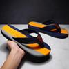 2025 Мужские пляжные шлепанцы на толстой подошве: Стильные летние сандалии для активного отдыха