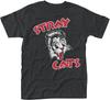 Винтажная черная футболка с коротким рукавом группы Stray Cats Все размеры от S до 45XL XZ1066 Унисекс футболка