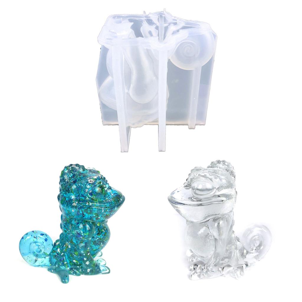 3D Форма для силикона «Ящерицы» Сделай сам Ручная работа Домашнее искусство Украшение Орнамент Форма для эпоксидной смолы Изготовление животных Гипсовая форма