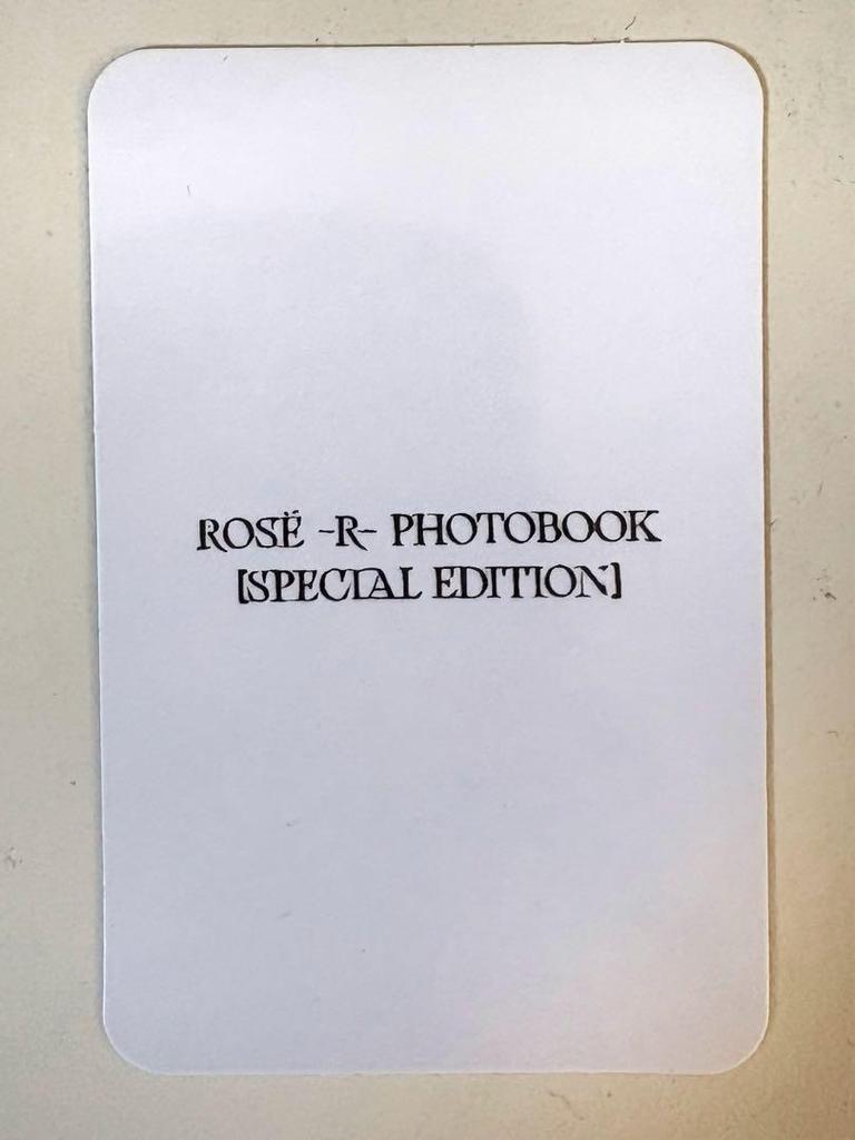[USED] Blackpink Rosé R Trading Card Album Special