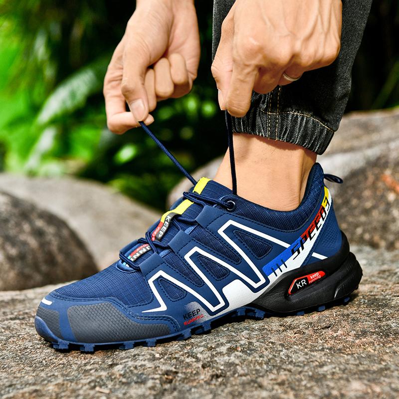 Мужская обувь 2025 года, обувь для активного отдыха, обувь для пешего туризма, большие размеры, повседневная дышащая спортивная обувь 39-48