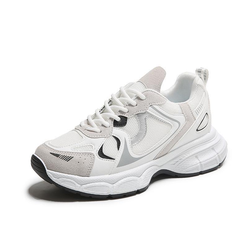 Женские дышащие сетчатые кроссовки Dad Shoes - весна/лето 2023 г., толстая подошва, повышенная прочность, амортизация, легкие, повседневные кроссовки для бега