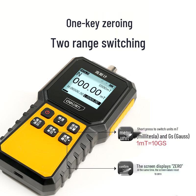 Deli Digital Gauss Meter (CN version)
