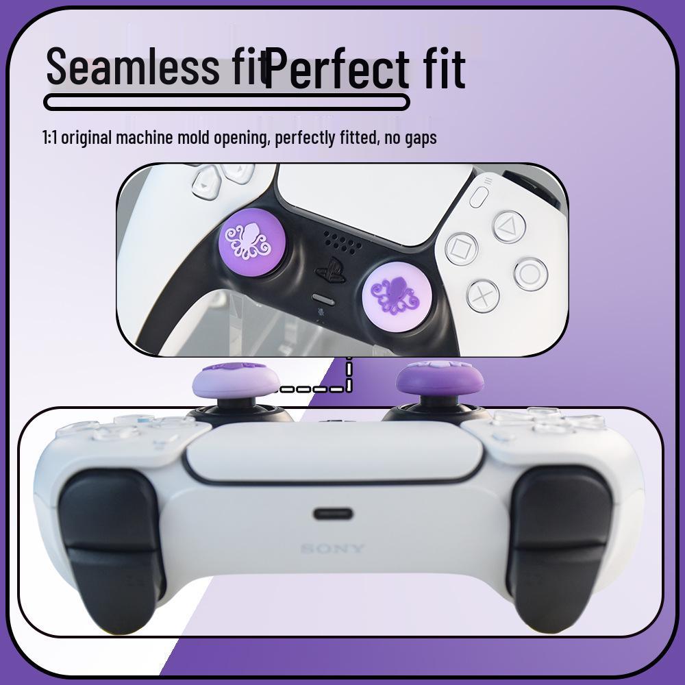 Силиконовые накладки на стики для джойстиков PS5/PS4 и противоскользящие чехлы для контроллеров Series X/S