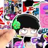10/30/50 шт. Классические наклейки Mob Psycho 100 Аниме Мультфильм Декор Наклейка DIY Скейтборд Телефон Шлем Машина Крутая Граффити Наклейка