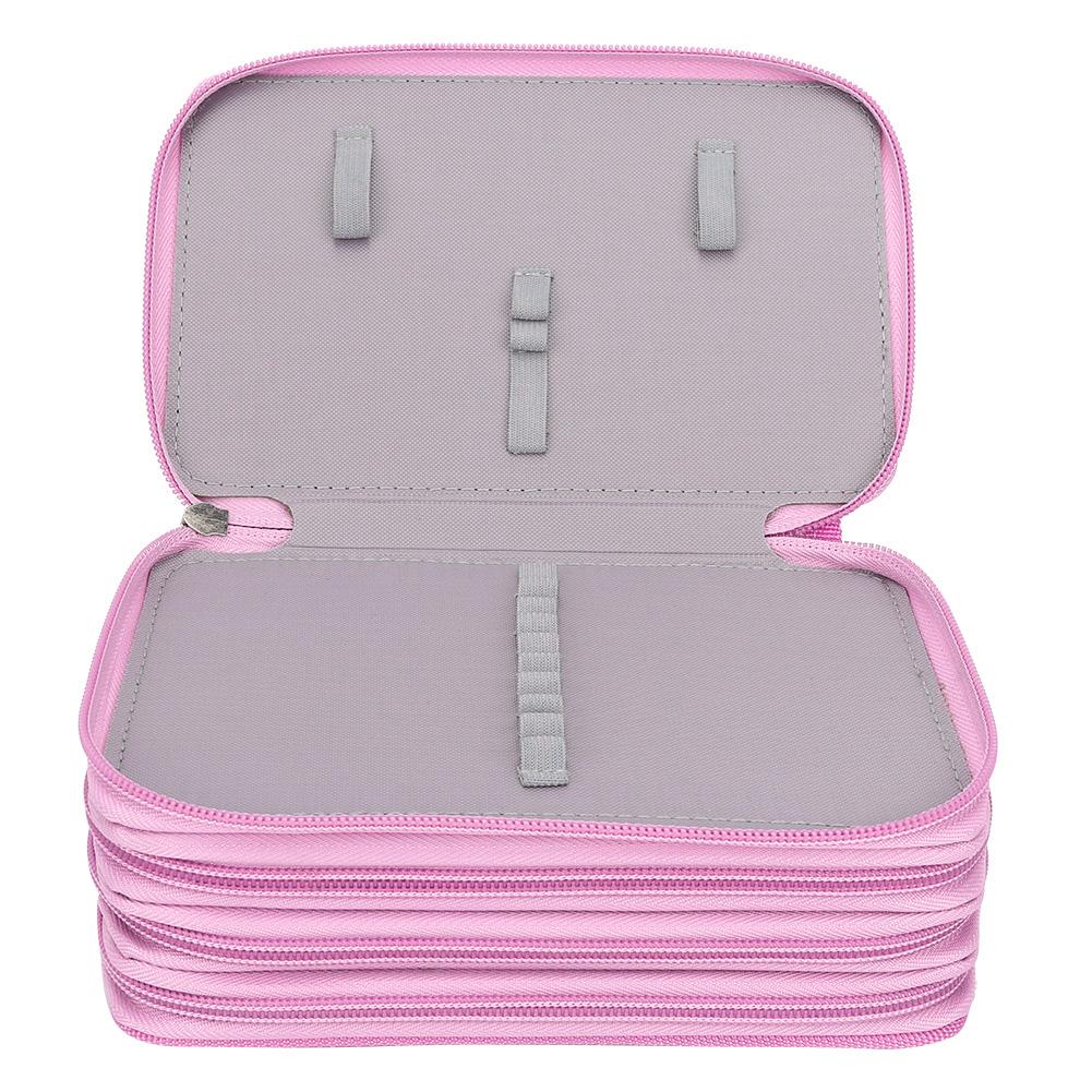 72 отверстия 4 слоя большой емкости пенал мультфильм молния цветной пенал школьные принадлежности