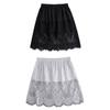 Mid Length Short Safety Skirt Petticoat Embroidery Flower Mesh Underskirt Slips Dress  Girls