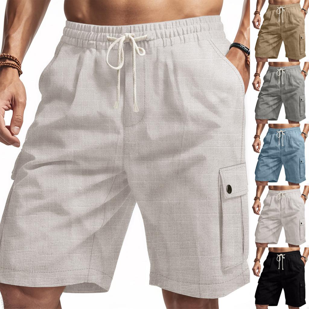 Men's Summer Large Casual Loose Sports Pants Beach Shorts