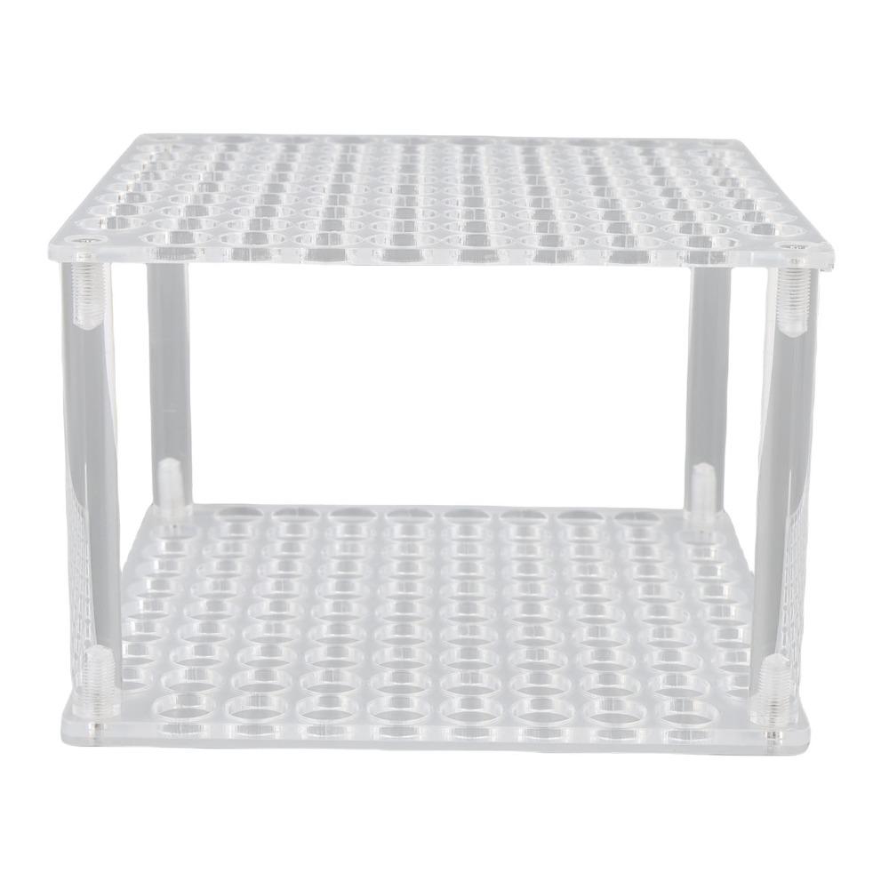 Transparent Pen Display Stand 96 Slots Pencil Organizer Acrylic Pen Holder For Paint Brushes