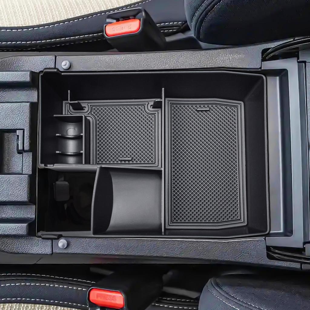 Для 2025 2025-2020 Subaru Outback & Legacy Бокс подлокотника Органайзер центральной консоли Лоток Внутреннее дополнительное хранение Автомобильный бокс