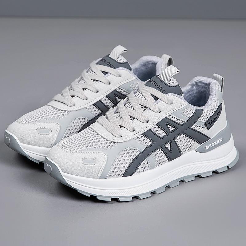 Новые осенние женские спортивные кроссовки на платформе, нескользящие и износостойкие, для бега и повседневной носки, женские универсальные и легкие кроссовки в стиле «папа»